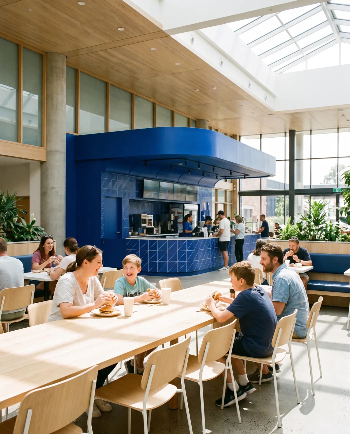Food court la Iulius Mall Suceava